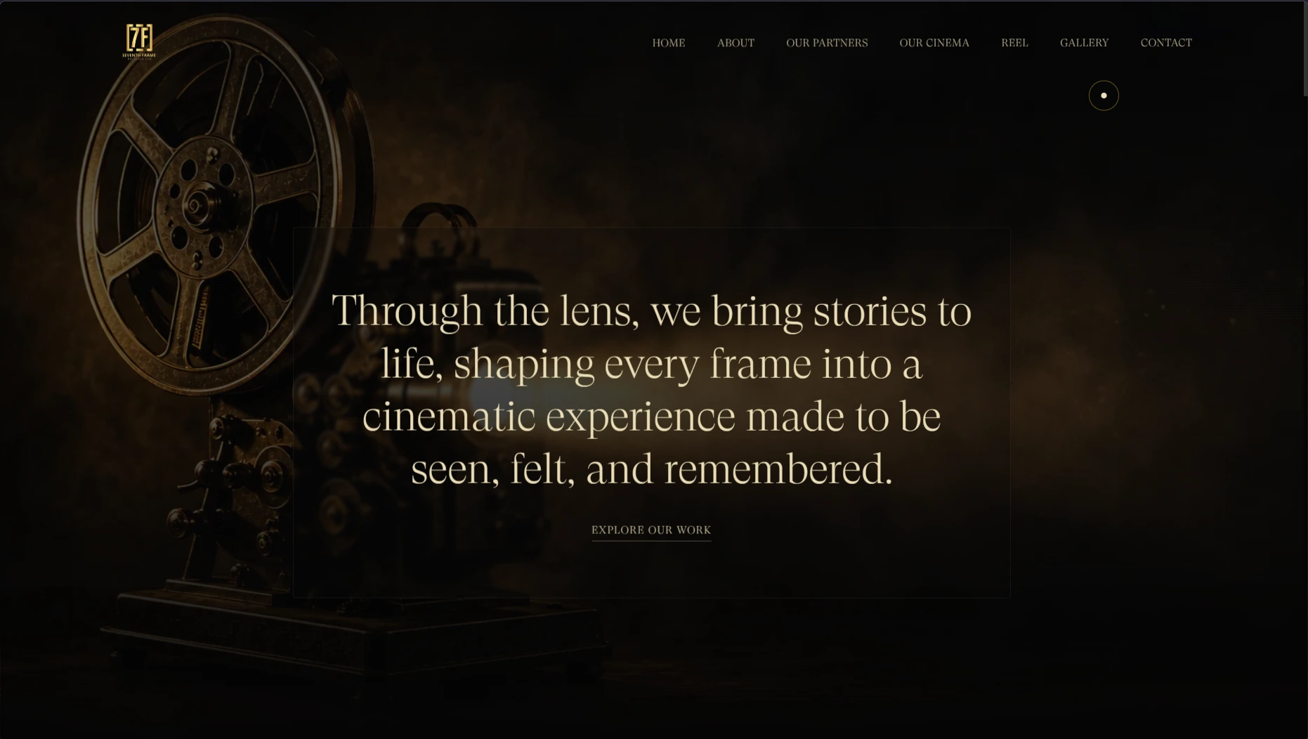 Seventh Frame Pictures Website Preview